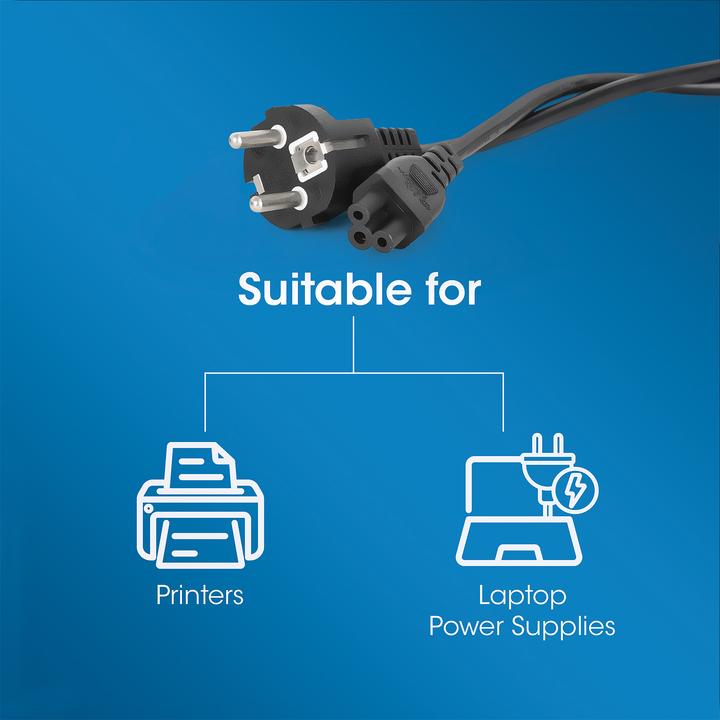 Image du produit Manhattan Stromkabel C5 auf Schutzkonktakt EU CEE 7/7, 3 m (3 m)