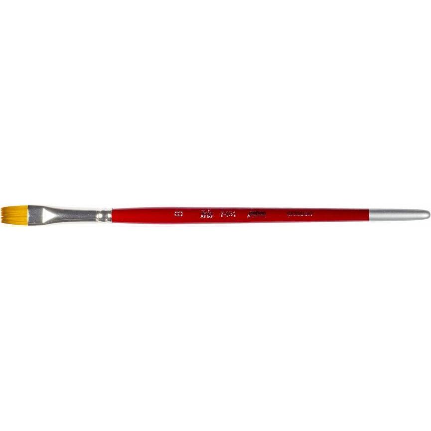 Pebeo, Pinsel, Pinsel Iris Polyamidfaser Gold Flach N°08
