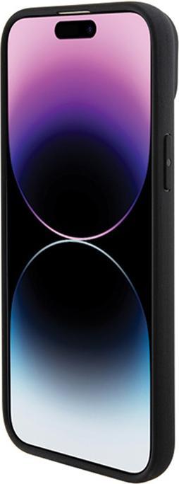 Immagine prodotto BMW BMHCP15SSLLBK iPhone 15 6,1" in pelle nera con timbro a fuoco (Apple iPhone 15)