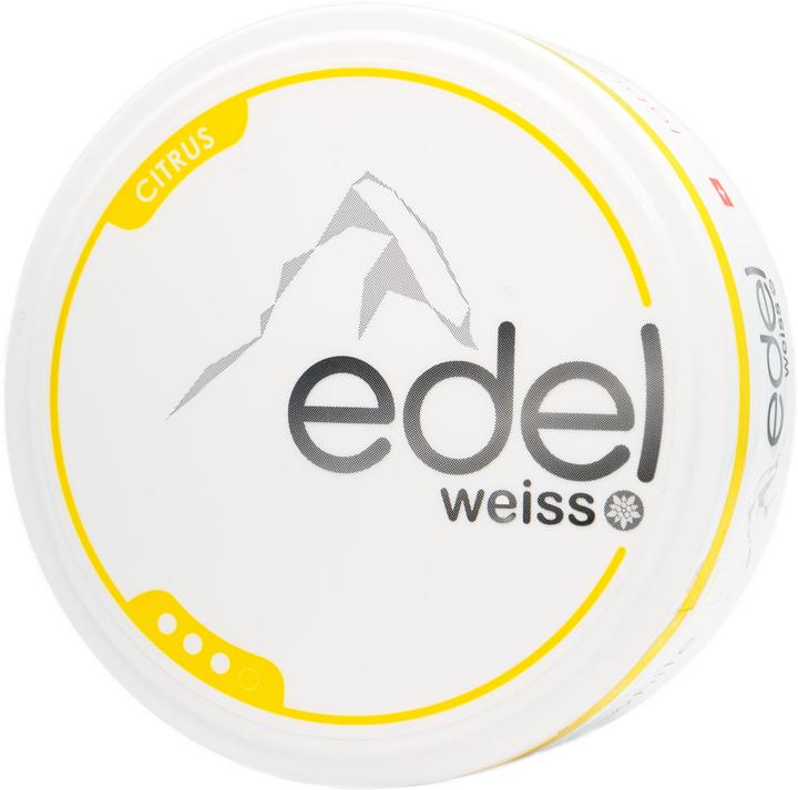 Actual product image Edelweiss Citrus (All White Slim) (Nicotine Pouches, 15 mg)