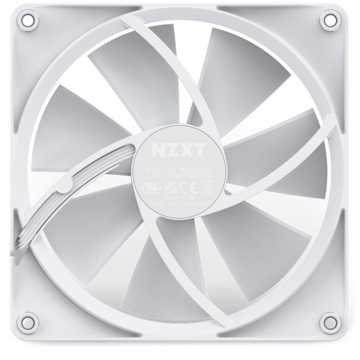 Actual product image NZXT F140 RGB (140 mm, 1 x)