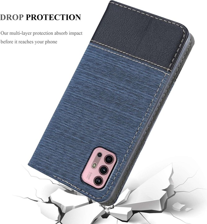 Actual product image Cadorabo Jeans Book Cover (Motorola Moto G10, Motorola Moto G30)