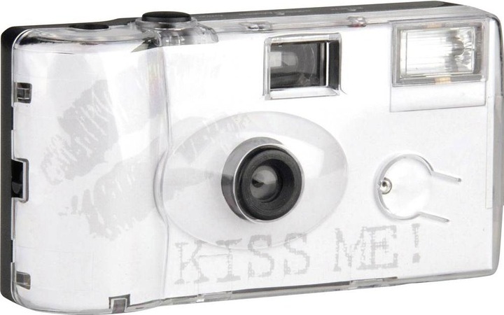 No Name Topshot Kiss Me disposable camera 1 pc. with built-in flash (Colour film)