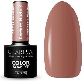 Claresa, Nagellack, 08 Perfect Nude UV Nagellack 5ml (Beige, Farblack)