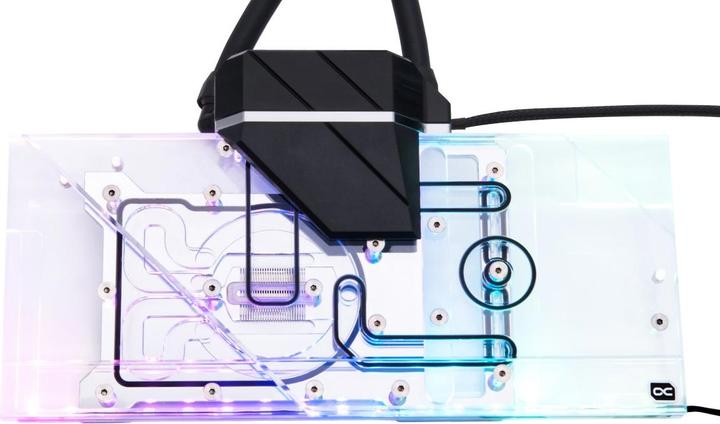 Actual product image Alphacool Eiswolf 2 GPU AIO 360mm Radeon RX 6800/6800XT Gaming Trio X with Backplate