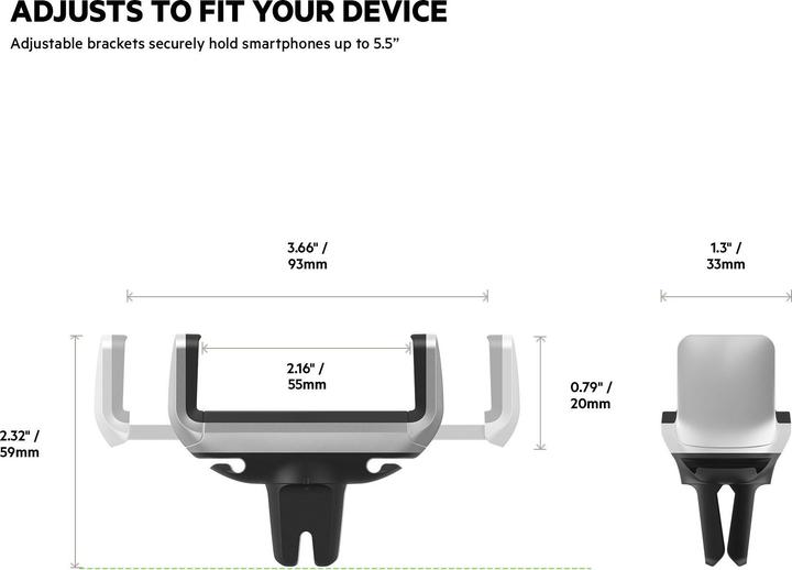 Actual product image Belkin Auto Lüftungshalterung