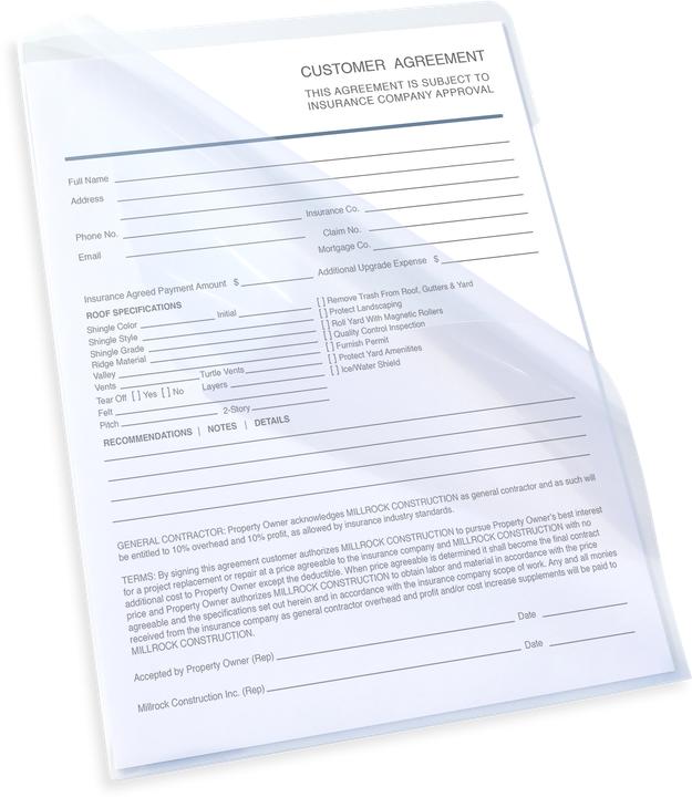 Produktbild Oxford Box mit 100 L-Ordnern Slid'In A4 PVC 140µ Glatt starr Weiss (A4, 100x)