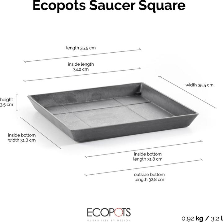Produktbild Ecopots Saucer Rotterdam