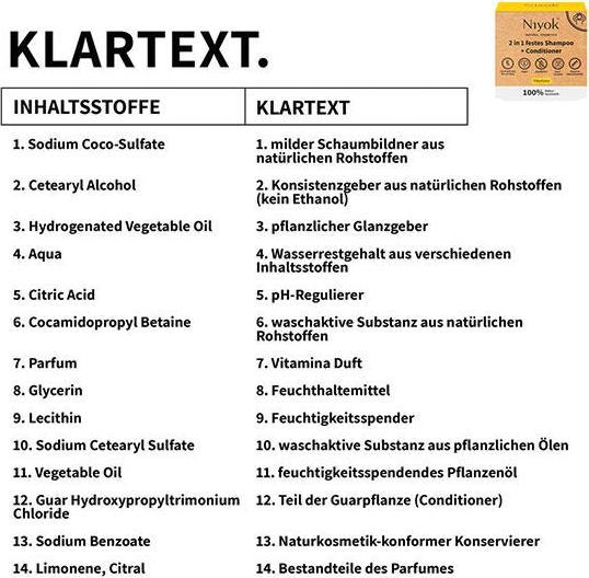 Actual product image Niyok 2in1 Vitamina (Solid shampoo)