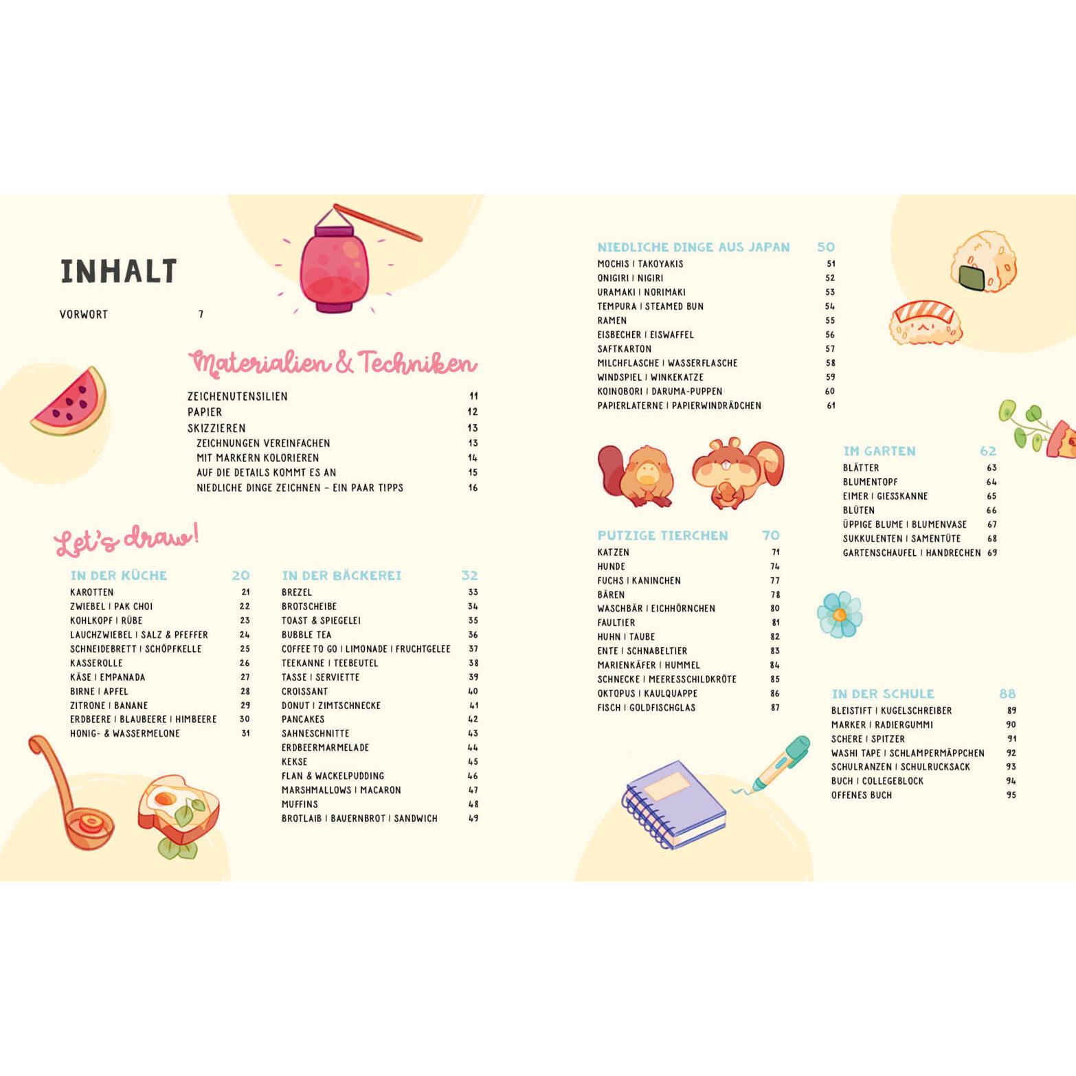 Thumbnail - Sweet zeichnen – 200 süsse Motive von Instagram-Artist olguioo, Ratgeber von Olga Ortiz Ortiz