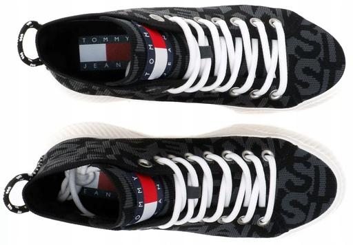 Actual product image Tommy Hilfiger Women's high-top sneaker Vulc knitted Mc (37)