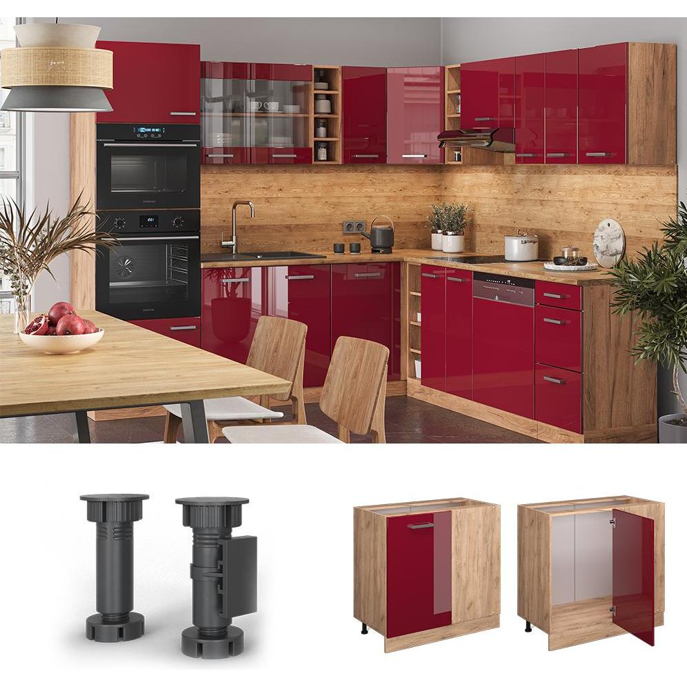 Thumbnail - Vicco, Regal, Eckunterschrank R-Line (86 x 46 x 81.5 cm)