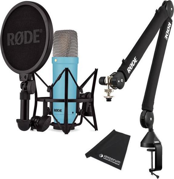 Bildschirme, Öl-Schmierer, Staub und Schmutz Reinigt schonend, Entfernt effektiv Fingerabdrücke, keepdrum Mikrofaser-Reinigungstuch: Grösse: 200x200 mm, Musikinstrumente, Staubschutzbeutel, streifen- und fusselfrei, Tablets, Rode NT1 Signature Mikrofon Blau SM6 Spinne mit integriertem Popschutz, Brillen uvm., Ideal für Smartphones, XLR-Kabel, PSA-1+ Gelenkarm