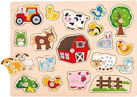 Immagine prodotto Spielba Animali con manico (19 pezzi)