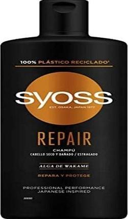 Image du produit Syoss Shampooing réparateur pour cheveux secs et abîmés 440ml (440 ml, Shampoing liquide)