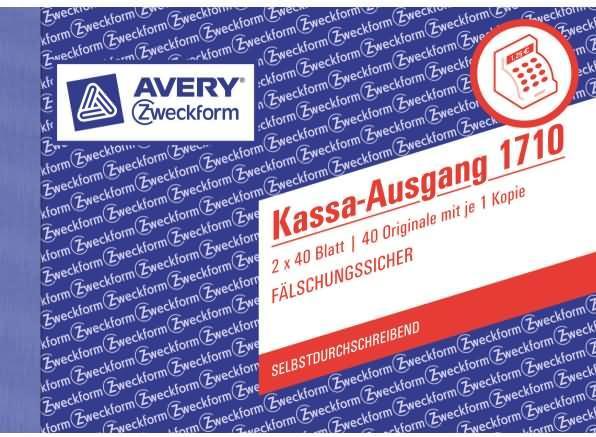 Produktbild Avery Kassa-Ausgang (40 x)