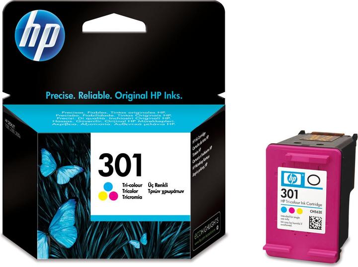 Actual product image HP 301 (C, M, Y)