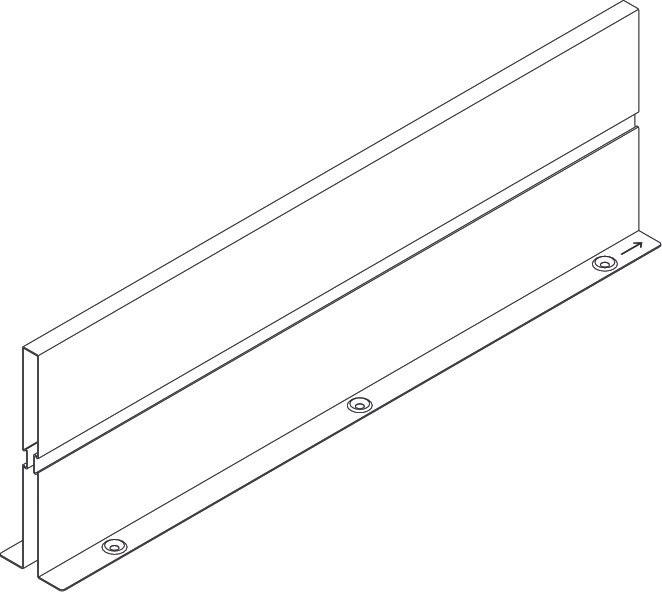 Produktbild Blum Zwischenwand ORGA-LINE