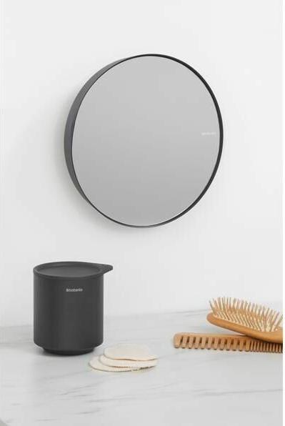 Actual product image Brabantia Cosmetic mirror Mindset Anthracite (6.5 x 25 x 25 cm)