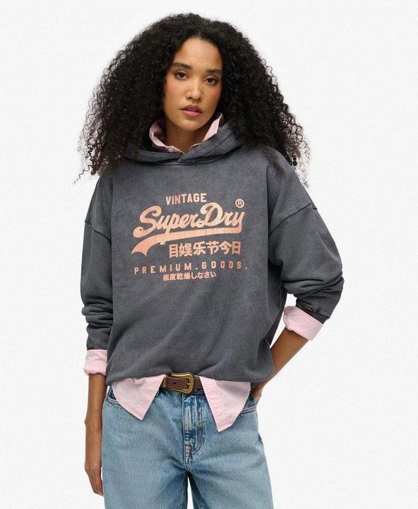 Image du produit Superdry Sweat à capuche décontracté métallisé Vintage Logo (L)