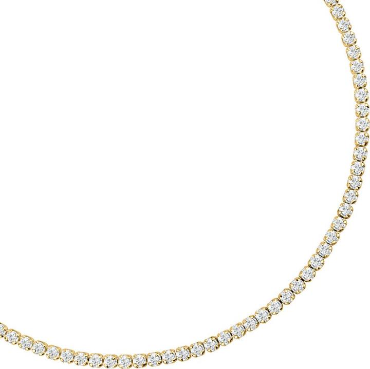Immagine prodotto La Petite Story Bracciale tennis placcato oro con zirconi trasparenti Argento LPS05AWV34 (16 cm, Argento 925)