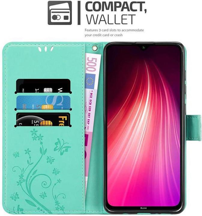 Image du produit Cadorabo Pochette Flower Book (Xiaomi Redmi Note 8)