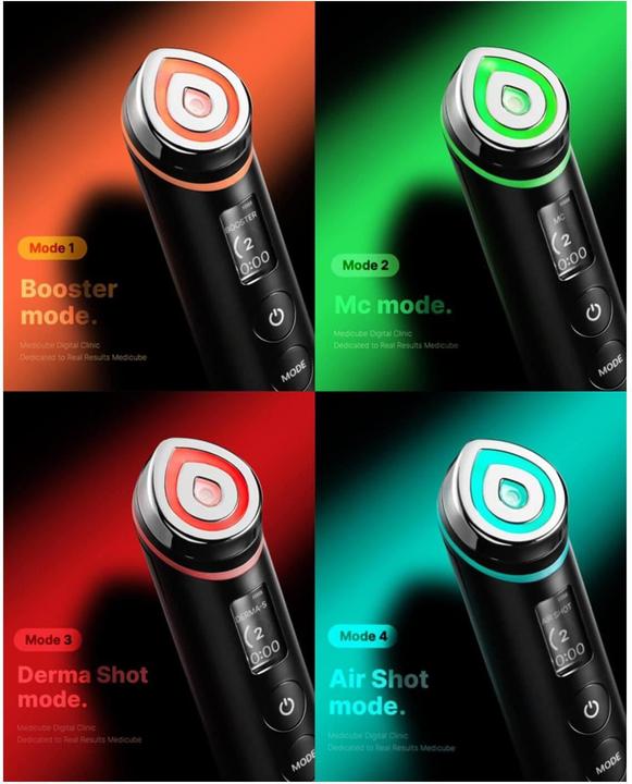 Actual product image Medicube Age-R Booster Pro 6-in-1 Real Glass Glow Device for Looking Glass Skin