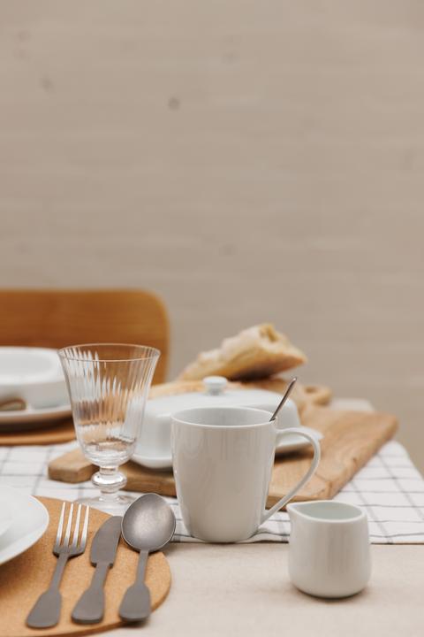 Image du produit Mikasa Chalk Porcelain Unhandled Cream Jug, 100ml, White