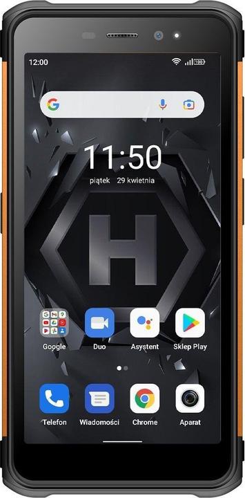 Myphone Hammer Iron 4 Dual orange Extreme Pack (32 GB, Orange, 5.50")