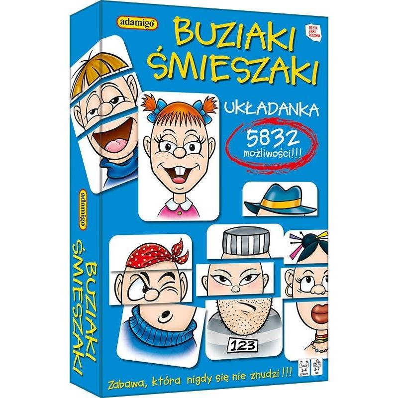 Adamigo Multicolore Układanka Buziaki Śmieszaki
