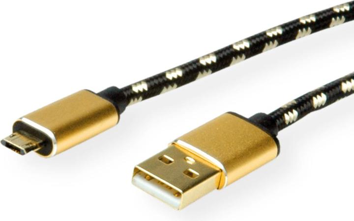 Produktbild Roline Gold USB-A - Micro B (1.80 m, USB 2.0)