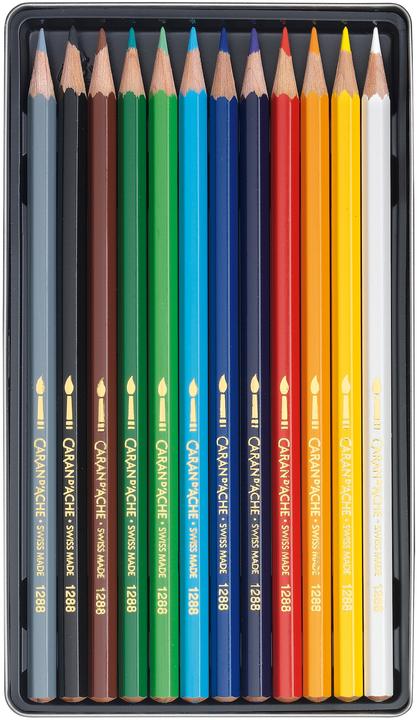Productafbeelding Caran d'Ache Fancolor Farbstifte Metallschachtel (Veelkleurig, 12 x)