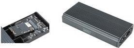 Produktbild Digitus USB M.2 Festplattengehäuse, SDD, extern, NVMe, 40Gbps, USB 4.0, Aluminium, toolfree (M.2)