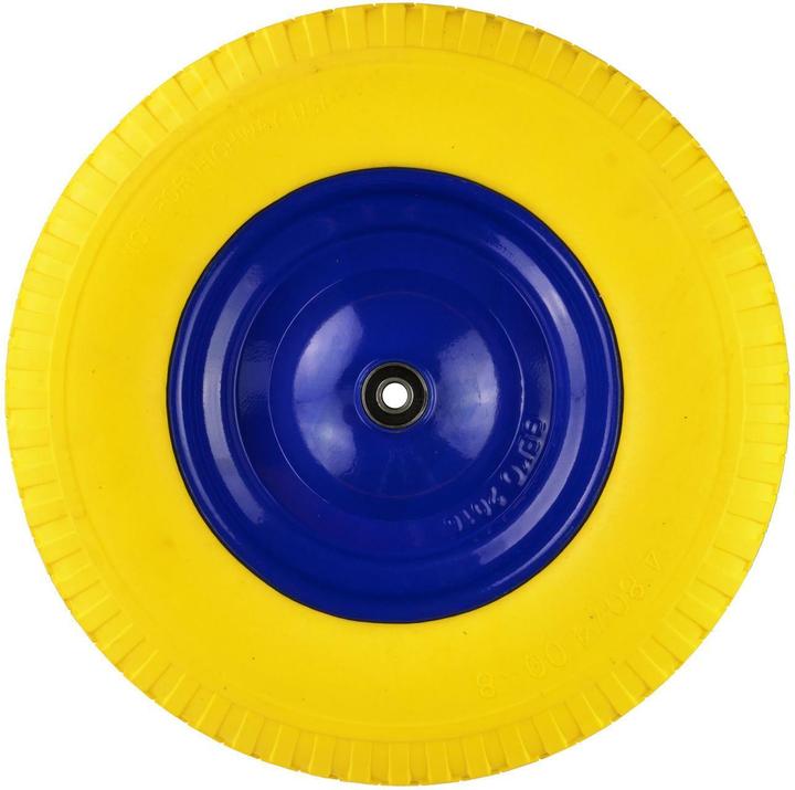 Actual product image GEKO g71023 PU Wheel, 4.00-8 Flower, multicoloured