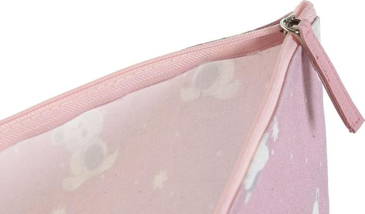 Actual product image DKD Home Decor Reise-Toilettentasche Blau Rosa polialgodon osos 33 x 8 x 21 cm (2 Stück)