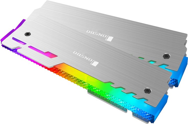 Actual product image Jonsbo NC-3 2x ARGB-RAM cooler