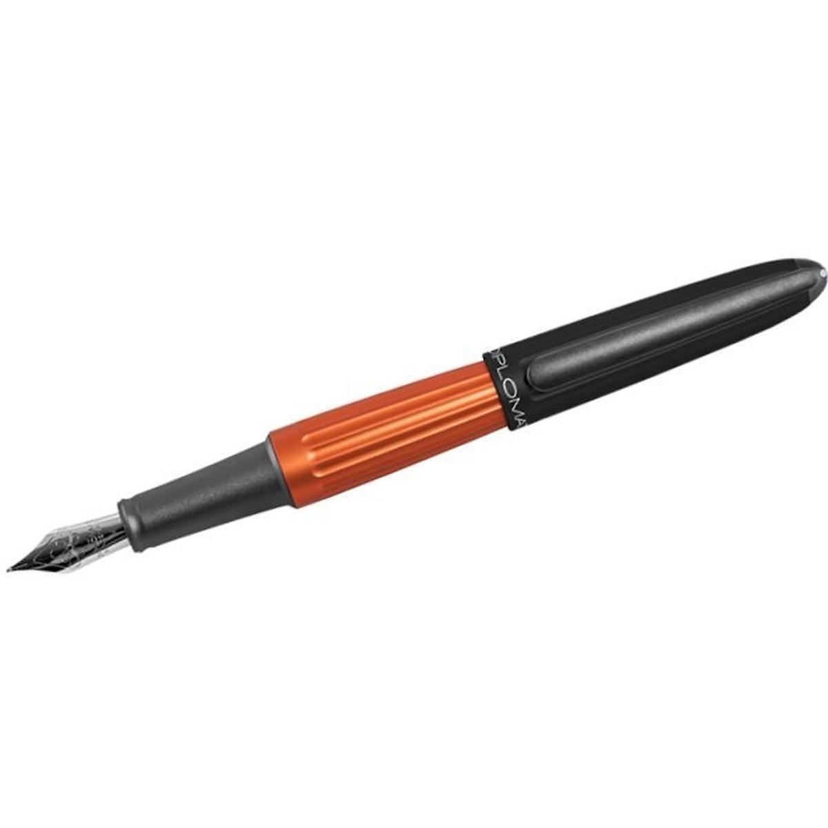 Thumbnail - Diplomat, Schreibstifte, Füllhalter Aero black/orange 14 kt B (Schwarz/Orange, 1 x)