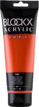 Actual product image Clairefontaine ACRYLIC Chinese Orange 250ML (250 ml)
