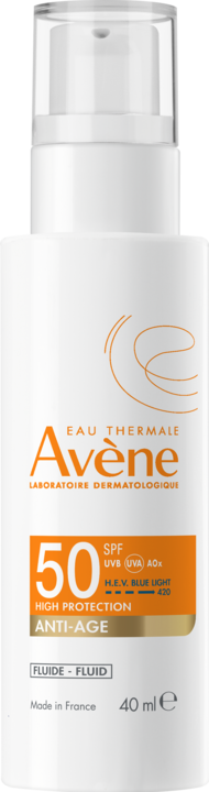 Actual product image Avène Sun Expert Anti-Aging Fluid SPF50 40ml (Sun cream face, SPF 50, 40 ml)
