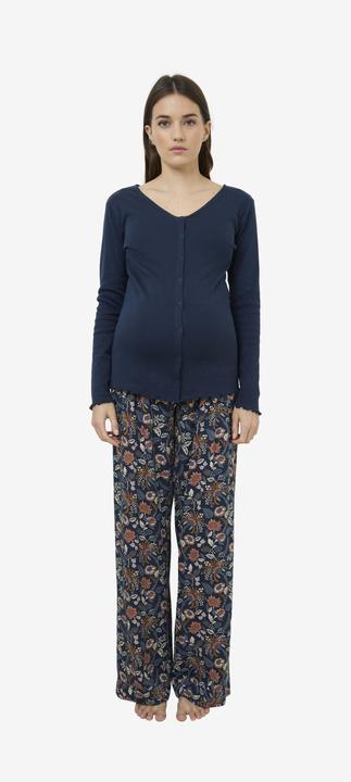 Produktbild Vertbaudet Schlafanzug mit geblümter Hose für Schwangerschaft & Stillzeit (36)