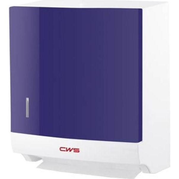 CWS, Distributore di asciugamani di carta, Pannello viola per il dispenser di carta pieghevole Paradise Paper Slim