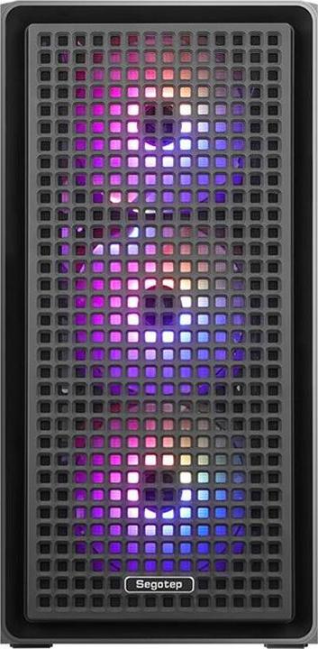 Actual product image Segotep Radiant Case Black (mATX, Mini-ITX)