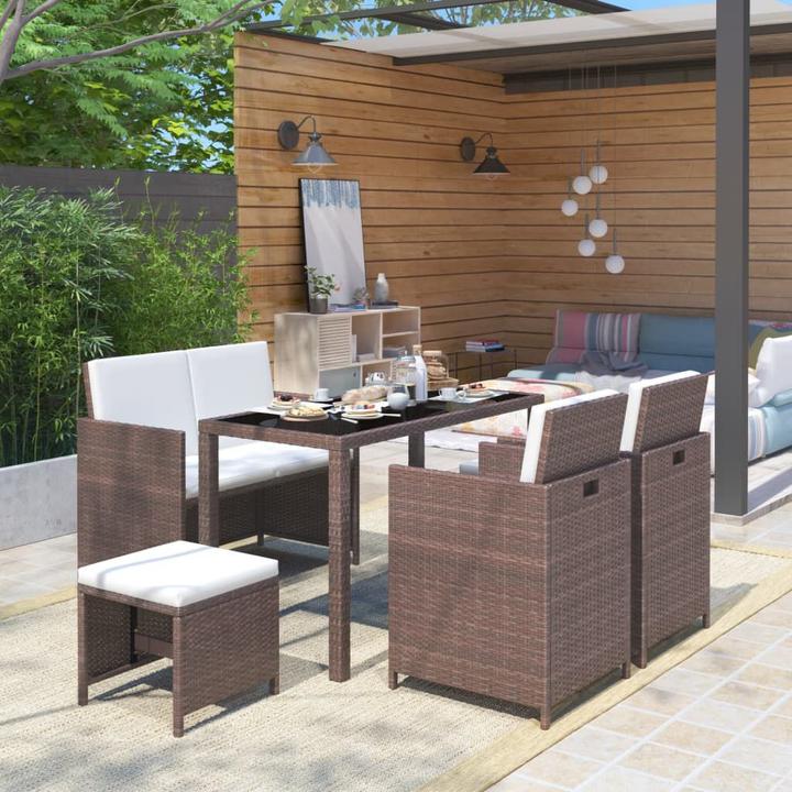 Produktbild vidaXL Gartenmöbel-Set (123 x 60 x 74 cm)