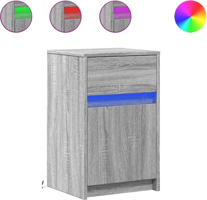 Actual product image vidaXL Nachttisch (38 x 34 x 61 cm)