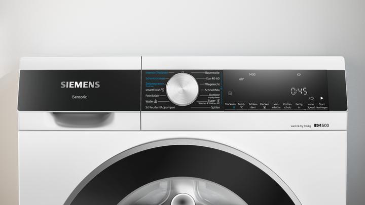 Produktbild Siemens iQ500, Waschtrockner, 9/6 kg, 1400 U/min., WN44G242