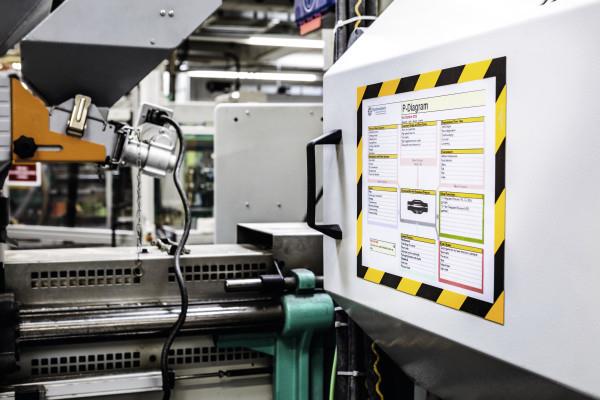 Produktbild Durable MAGNETRAHMEN SECURITY A4 gelb/schwarz