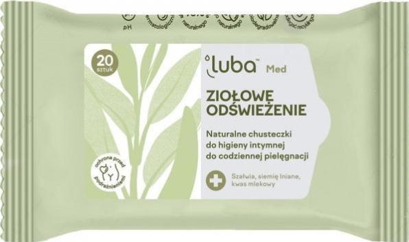 Produktbild Luba Med Herbal Refreshment Natural Intimate Hygiene Wipes 20 Pcs.