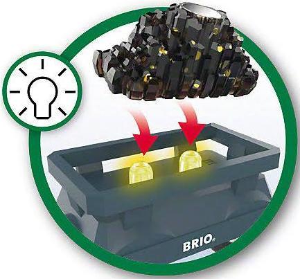 Productafbeelding Brio Gouden wagen met licht