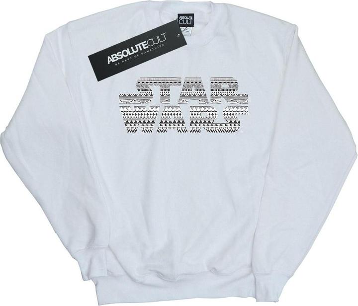 Actual product image Star Wars Mens Aztec Logo Mono Sweatshirt (M)