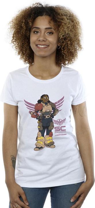 Actual product image Disney Womens/Ladies Lightyear Izzy Star Command Cotton T-Shirt (L)